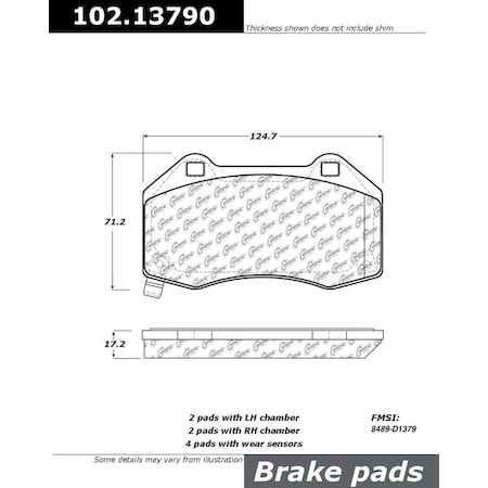 CTEK Brake Pads,102.13790